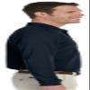 Harriton Men's Easy Blend Long Sleeve Polo Shirt Black S view 4