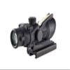 Trijicon ACOG 4 X 32 Scope Dual Illuminated Horseshoe Dot .223 Ballistic Reticle, Amber view 2