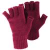 Floso Ladies/Womens Winter Fingerless Gloves (One Size) (Black) view 2