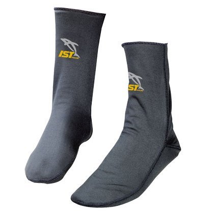 IST Polypropylene High-Cut Warm Water Diving, Freediving Socks (Large)
