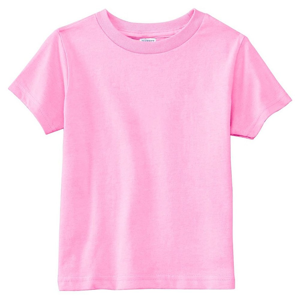 Rabbit Skins 5.5 oz Little Kid Short-Sleeve T-Shirt, 5-6, Pink
