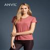 Anvil Ladies' Lightweight T-Shirt L CARIBBEAN BLUE view 3