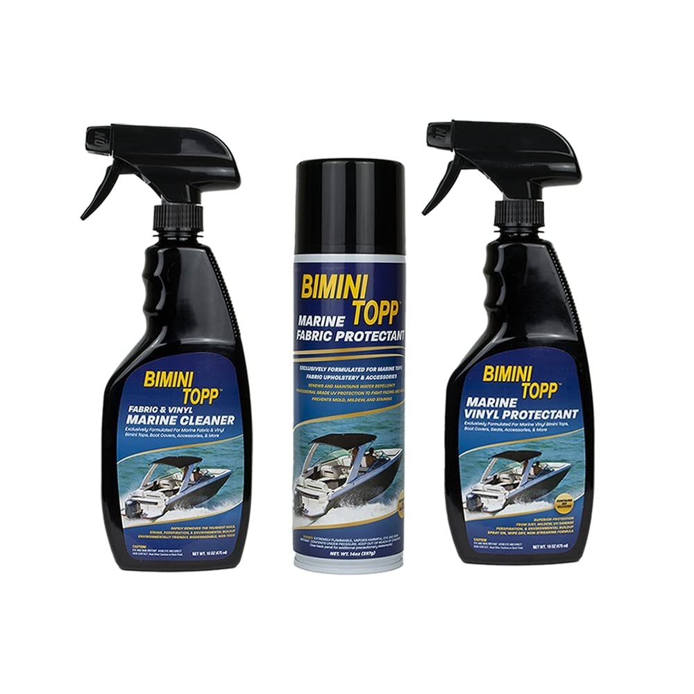 Raggtopp Bimini TOPP Marine Fabric & Vinyl Cleaner & Protectant 3-Pack