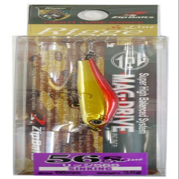 Zip Bates Minnow Ridge 56S 56mm 3.6g Red Gold #703 Lure