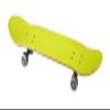 Jessup Griptape Colors Skateboard Griptape Roll (9-Inch x 60-Feet, Neon Yellow) view 2
