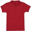 CLASSROOM Big Girls' Interlock Cap Sleeve Polo, Red, Medium view 1