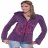 Forum Novelties Women's Generation Hippie Peace Sign Hoodie, Multi, One Size view 1