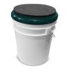 Padded Bucket Lid (Green) by Bucket Lidz (Green Frame/Black pad) view 2