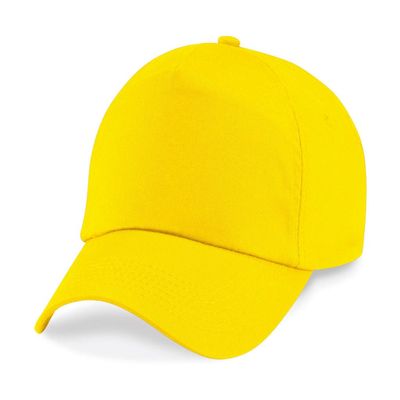 Beechfield Men's Unisex B010 Cap, Yellow, One Size