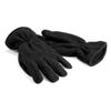 Beechfield Suprafleece Thinsulate Gloves - Warm winter Accessory for Men/Women - Black (S-M) view 1