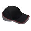 Beechfield Teamwear Competition Cap (B171) Summer Low Profile hat/Team Uniform - Black/Graphite Grey view 1