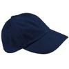 Low Profile Heavy Brushed Cotton Cap for Men - Becchfield B57 Stylish Adult Baseball hat - French Navy view 2