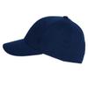 Low Profile Heavy Brushed Cotton Cap for Men - Becchfield B57 Stylish Adult Baseball hat - French Navy view 3