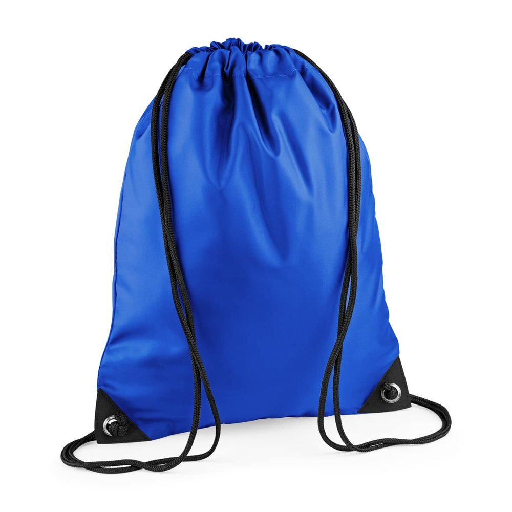 BagBase Unisex's BG010BROY Premium Gymsac Bag, Bright Royal, Medium