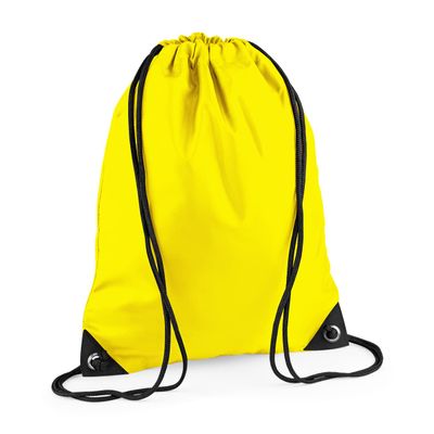 BAG BASE - sac  dos  bretelles - gym - linge sale - chaussures - BG10 - jaune
