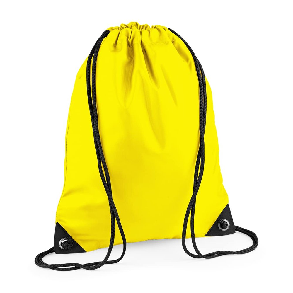 BAG BASE - sac  dos  bretelles - gym - linge sale - chaussures - BG10 - jaune