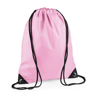 BagBase Unisex's BG010PINK Premium Gymsac Bag, Classic Pink, Medium