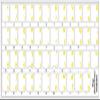THAI KEYBOARD STICKERS with YELLOW LETTERING ON TRANSPARENT BACKGROUND for DESKTOP, LAPTOP and NOTEBOOK view 2