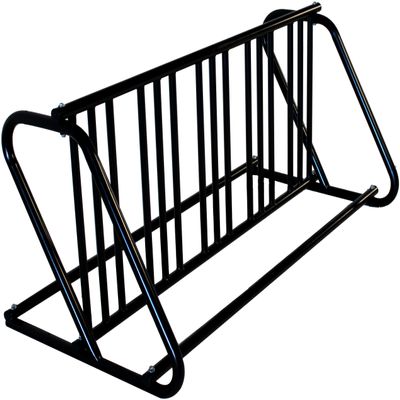 Hollywood Racks Dual Use 5-10 Bike Commercial Parking Rack, Black