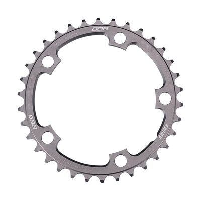 BBB Compactgear BCR-31 Chain Ring - 46T/110 mm, Black (Black/Silver)