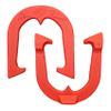 Alan Francis Signature Professional Pitching Horseshoes- Made in The USA (Red- Single Pair (2 Shoes)) view 1