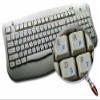 COLEMAK STICKER for KEYBOARD with BLUE LETTERING TRANSPARENT BACKGROUND view 2