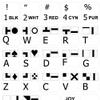 4Keyboard Commodore 64 Non-Transparent Sticker for Keyboard Matte White Background view 1