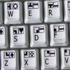 4Keyboard Commodore 64 Non-Transparent Sticker for Keyboard Matte White Background view 4