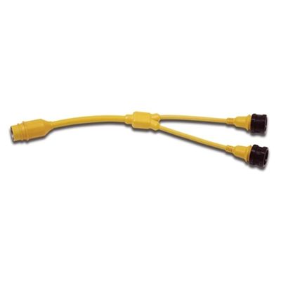 Actuant/Marinco 153AY Y-Adapter 2-30A 125V Locking to 50A 125/250V
