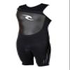 Rip Curl Dawn Patrol Short John Wetsuit (Black/White, Large) view 1