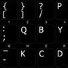 4Keyboard Dvorak Left-Handed Non-Transparent Keyboard Labels ON Black Background view 1
