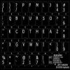 4Keyboard Dvorak Left-Handed Non-Transparent Keyboard Labels ON Black Background view 2