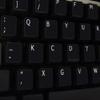 4Keyboard Dvorak Left-Handed Non-Transparent Keyboard Labels ON Black Background view 3
