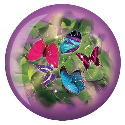 Butterflies Glow Viz-A-Ball Bowling Ball (6lbs)