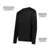 Augusta Sportswear Wicking Long Sleeve Sun Protection Athletic Shirt for Running, Hiking, Fishing, and Outdoor Activities, Black, 2XL view 4