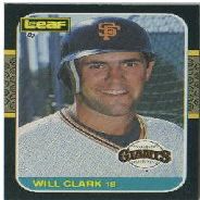 1987 Leaf/Donruss #144 Will Clark Rookie