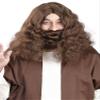 Enigma Wigs Men's Jesus Wig, Brown, One Size view 1