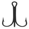 Mustad Bronze Size 16 Treble Hooks Pack of 25 view 1