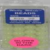 Zak Tackle Fishing Beads, Glow White, Size 8 view 1