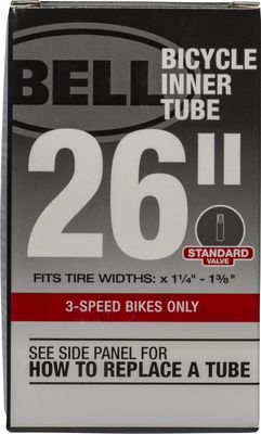 Bell Standard Bicycle Inner Tube, 26" x1 3/8", Schrader Valve