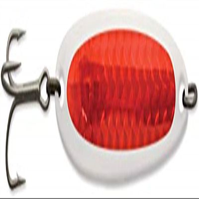 1 Krocodile (Treble Hook) Chrome/Red Prism-Lite