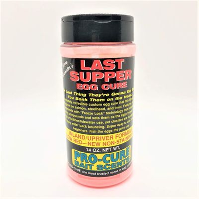 Pro-Cure Last Supper Inland Upriver Formula Egg Cure, 14 Ounce, Glow Red