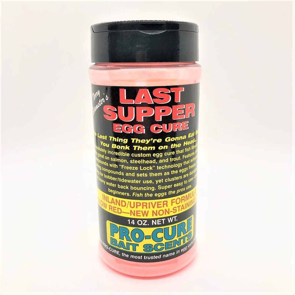Pro-Cure Last Supper Inland Upriver Formula Egg Cure, 14 Ounce, Glow Red