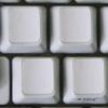 Blank Keyboard Labels ON White Background for Desktop, Laptop and Notebook view 1