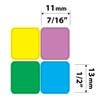 LEARNING ENGLISH COLORED KEYBOARD LABELS LAYOUT (LOWER & UPPER CASE) view 2