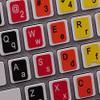 LEARNING ENGLISH COLORED KEYBOARD LABELS LAYOUT (LOWER & UPPER CASE) view 4