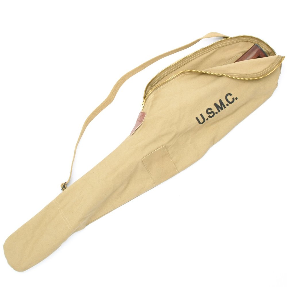 U.S. WWII M1 Carbine Canvas Carry Case Marked USMC