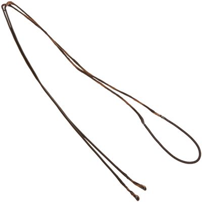 EBBQ ZebHy Braided Center Serving Unserved End Loops Compound String, 102-Inch/22st, Brown/Black