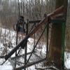 High Point Products Gun Holder for Tree Stand, Hunting, fits all Rifles, Shot Guns, Muzzle Loaders, Clamps on for easy use view 3