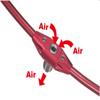 Shoei Ultra Frame Extreme Ver. II No. 820, Red, 15.7 inches (40 cm) view 2